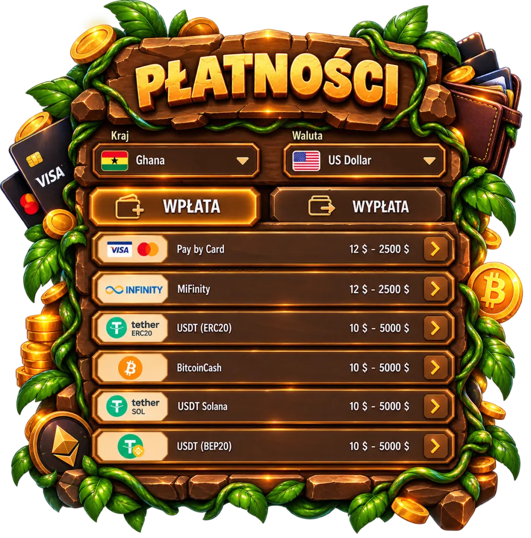 Metody płatności i depozyty w Stone Vegas